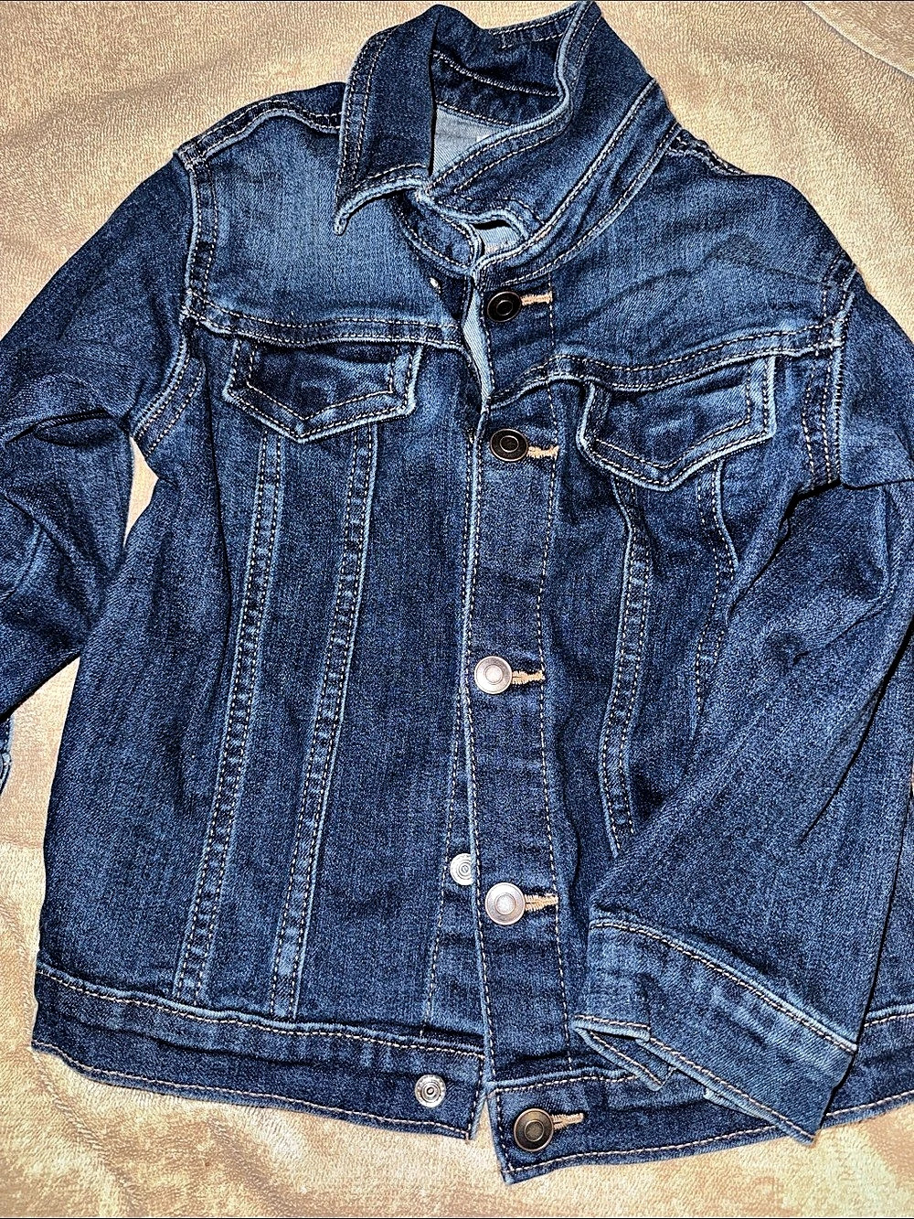 wonder nation Toddler Denim Jacket Girls Denim Jacket Size 3T Like New